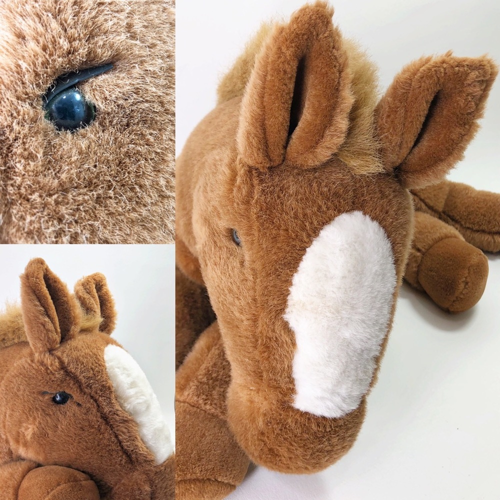 VTG 1990 20” MaryMeyer Horse Plush Pony FluffySoft